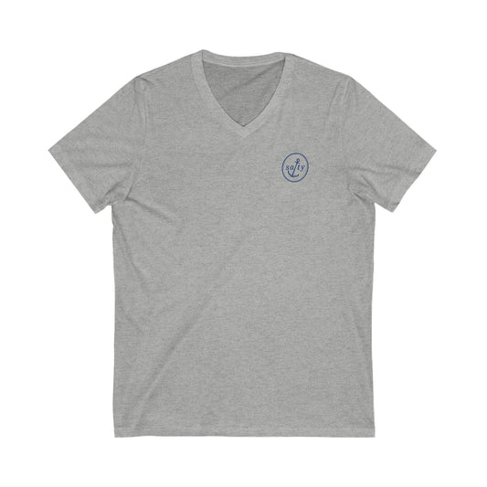 Salty™ Logo Unisex V-Neck Tee