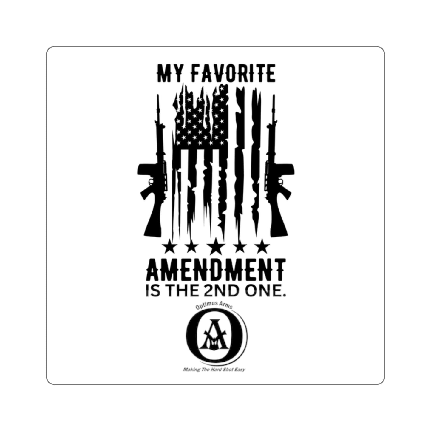 Optimus Arms Square Stickers