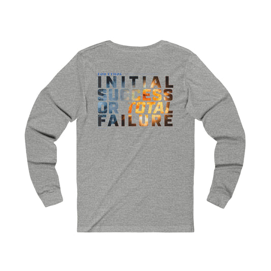 Point One Initial Success Unisex Jersey Long Sleeve Tee