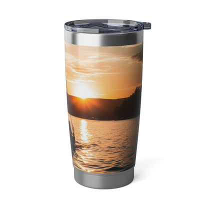 20oz Tumbler - Salty Logo USA Sail Boat