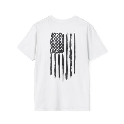 Rough Men Stand Ready Flag Unisex Softstyle T-Shirt