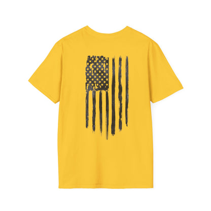 Rough Men Stand Ready Flag Unisex Softstyle T-Shirt