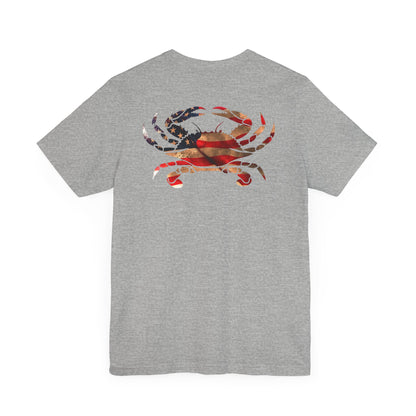 Salty Men's Jersey Short Sleeve Crab Tee