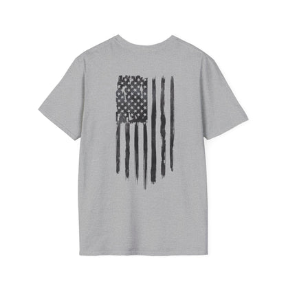 Rough Men Stand Ready Flag Unisex Softstyle T-Shirt