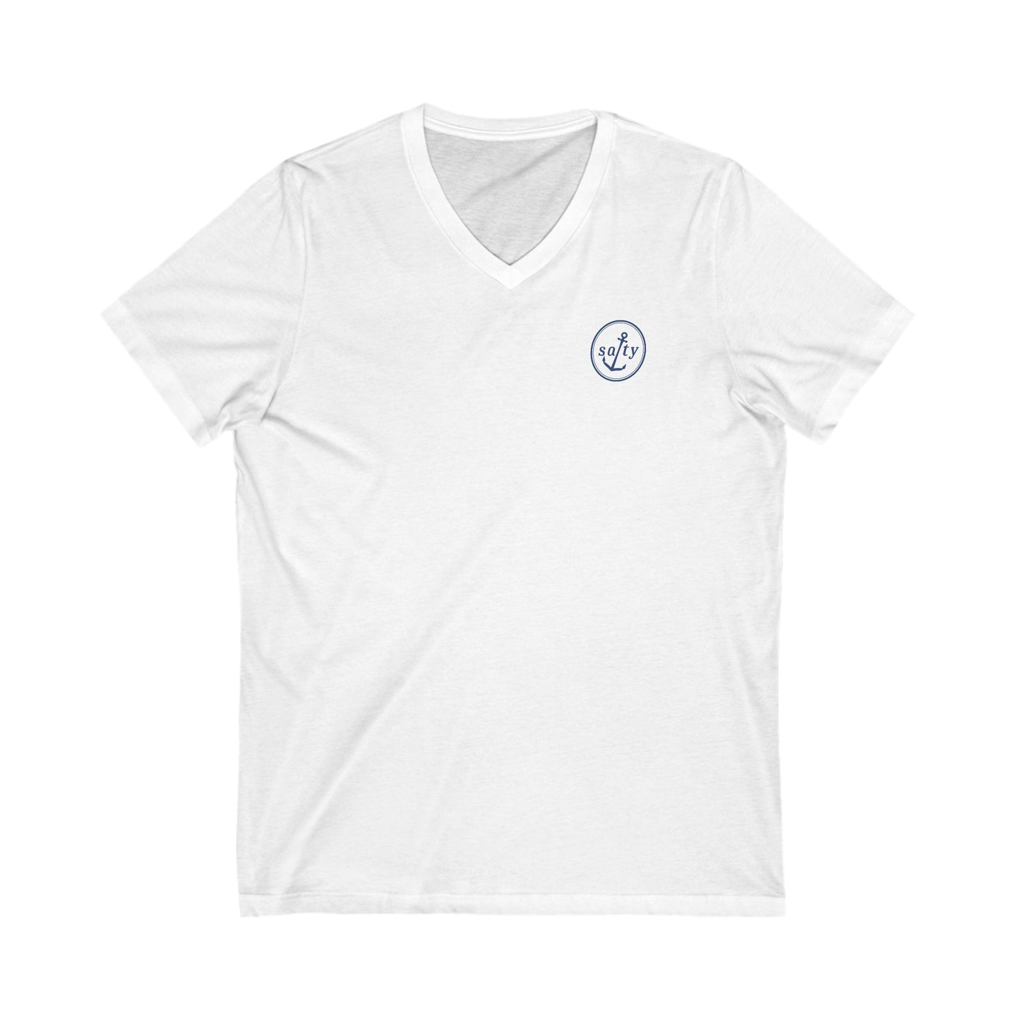 Salty™ Logo Unisex V-Neck Tee