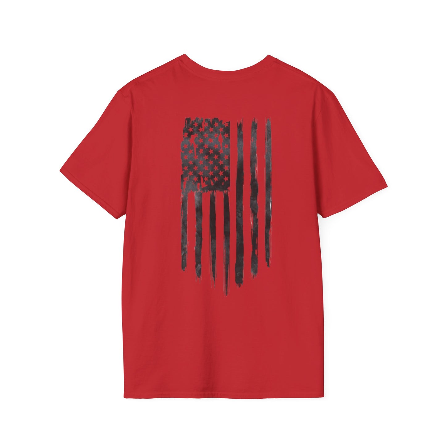 Rough Men Stand Ready Flag Unisex Softstyle T-Shirt