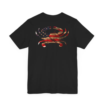 Salty Men's Jersey Short Sleeve Crab Tee