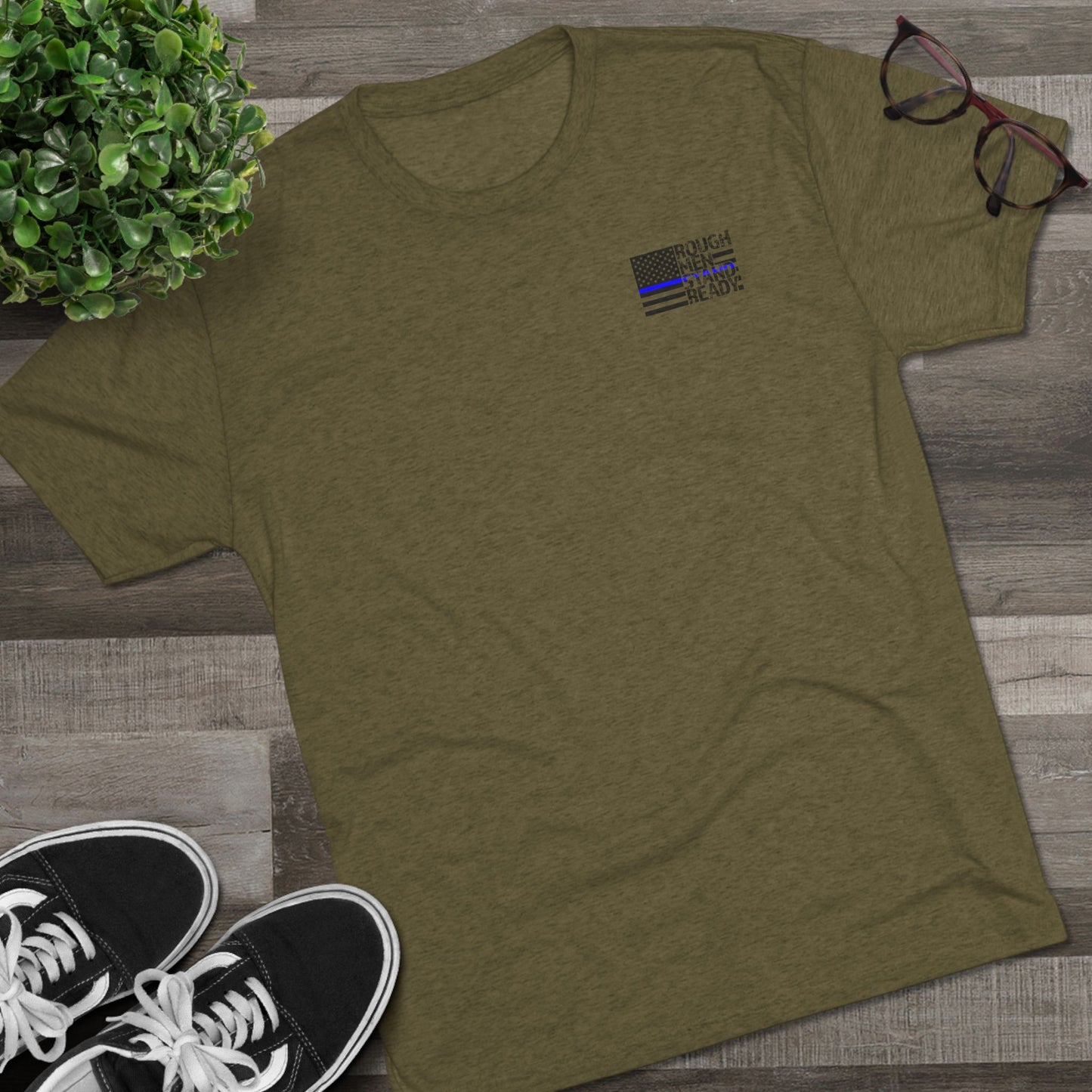 Rough Men Stand Ready—Police Triblend Tee