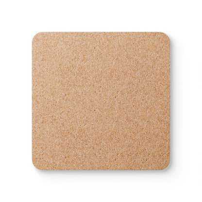 Rough Men Stand Ready Corkwood 4-piece Coaster Set