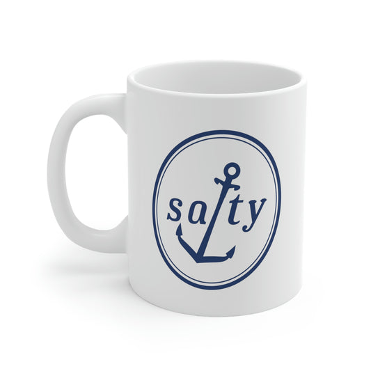 Salty™ Logo Ceramic 11oz Mug